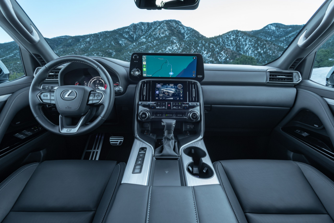 2026 Lexus LX safety dashboard view