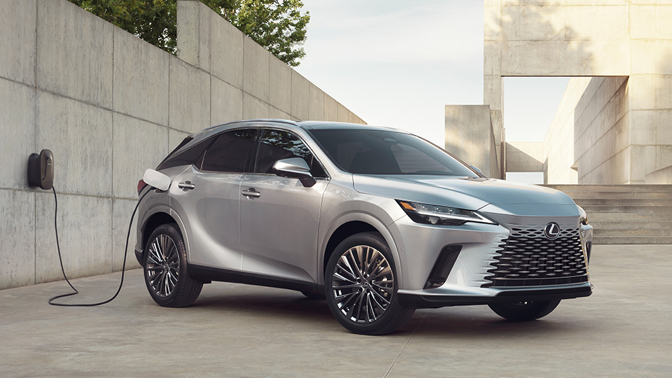 Lexus RX PHEV plugged in